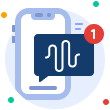 Outsourced Call Agent Robot Icon